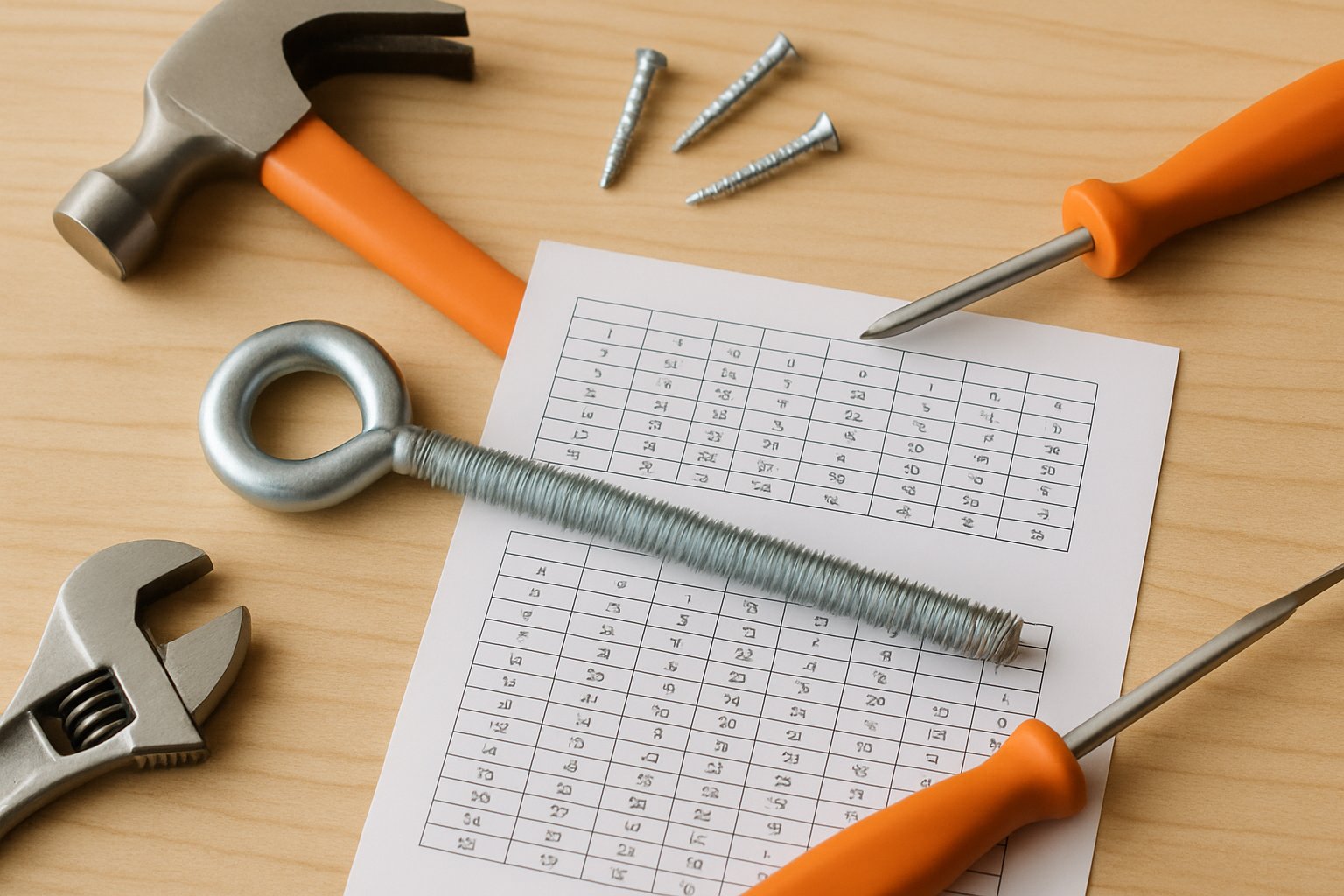Barra filettata con occhiello: guida completa e tabelle tecniche