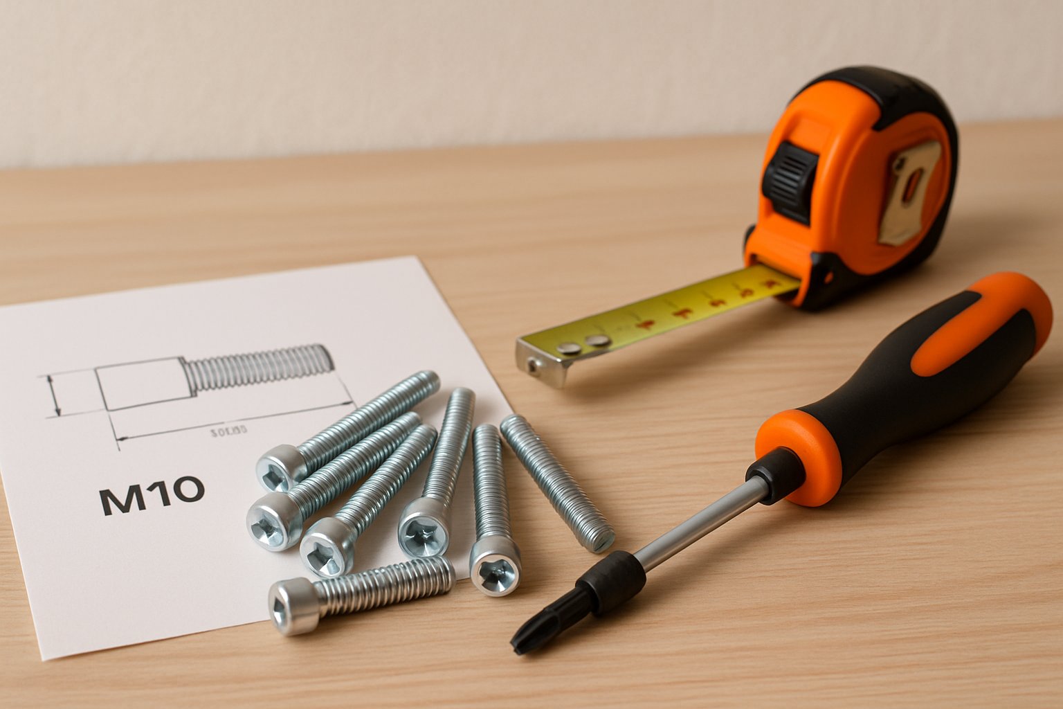 Vite TCEI M10: misure exact e guida completa all'uso