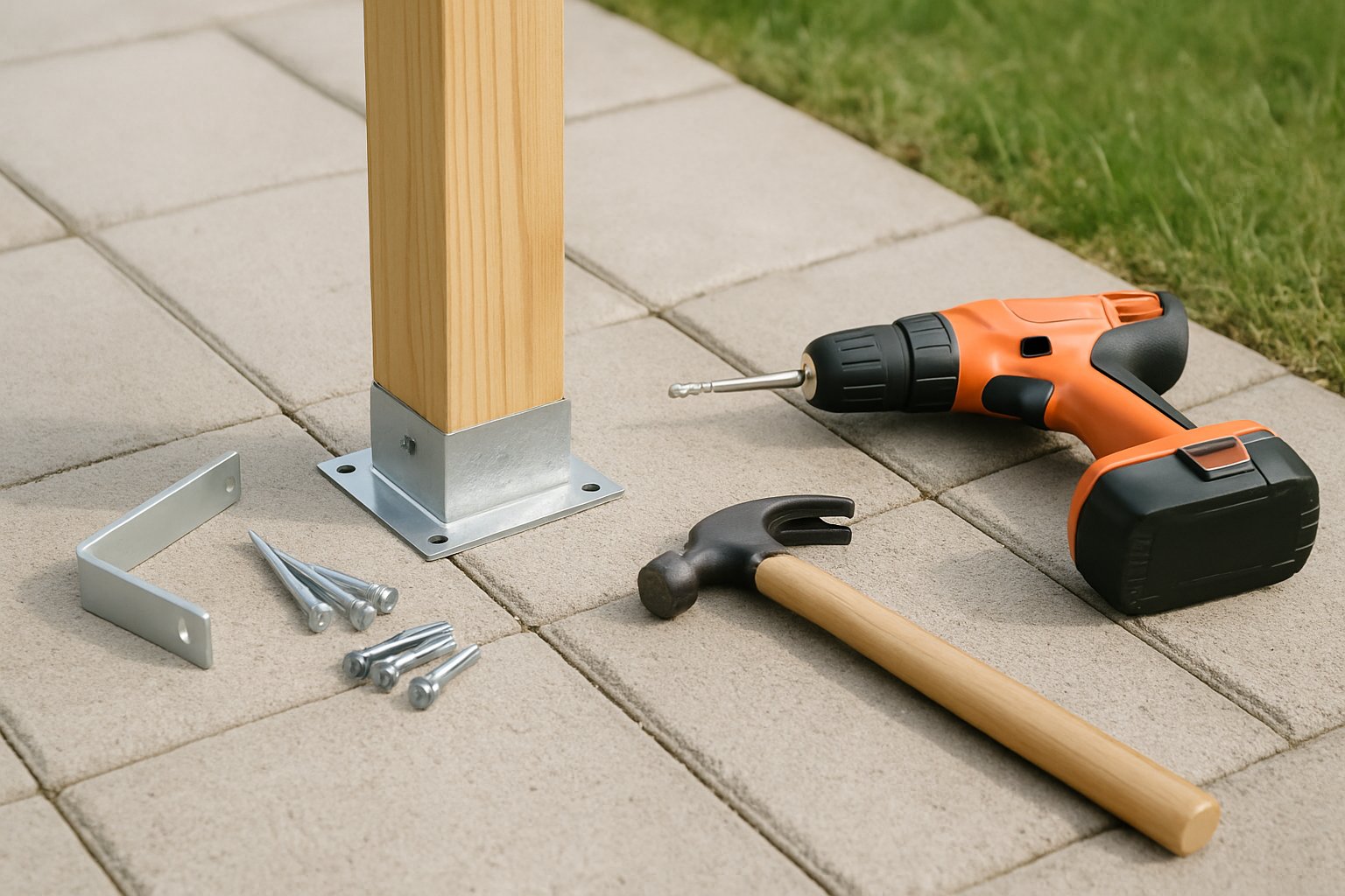 Come fissare una pergola a terra: criteri e metodi a confronto